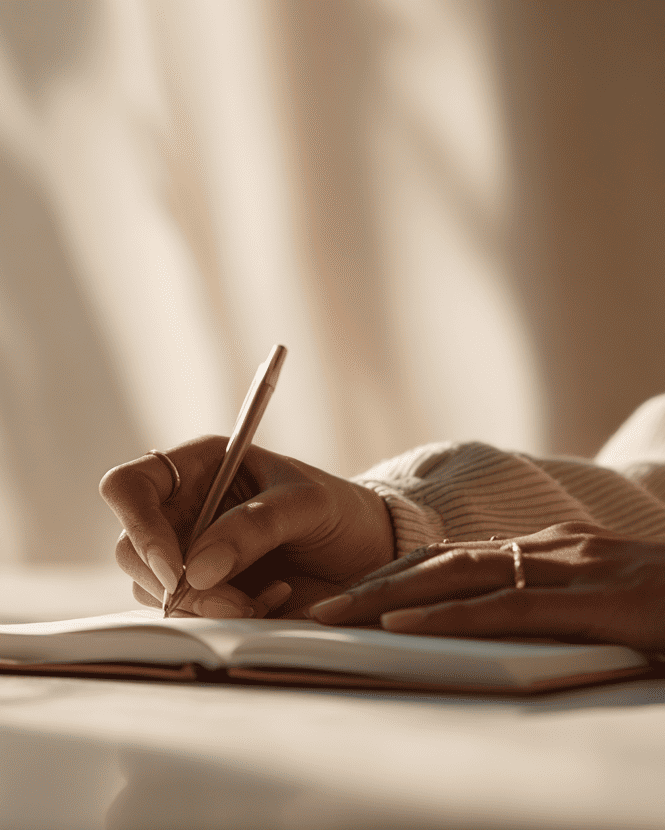 olyarivna a creative person writing at a clean modern desk with 0e55173e 255c 4d41 ab0e a9d150f5fcb4 (1)
